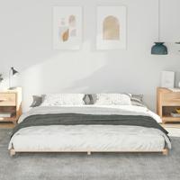 Bedframe Bruin 180 x 210 cm Massief grenenhout - thumbnail
