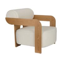 Zuiver Oolong fauteuil Beige - thumbnail