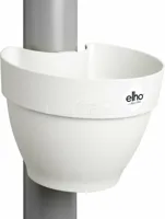 Elho Regenpijpbakje Vibia Campana Zijdewit 16cm - thumbnail