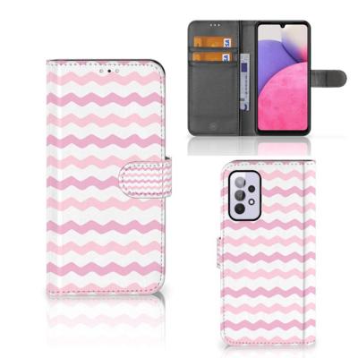 Samsung Galaxy A33 5G | Telefoon Hoesje | Waves Roze Samsung Galaxy A33 5G | Telefoon Hoesje | Waves Roze