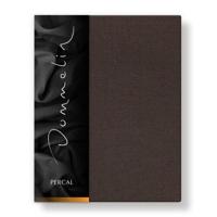 Dommelin Dommelin Laken Uni Percal 200TC 557 Bruin 160x270 cm - thumbnail