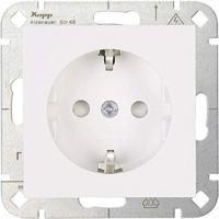 Kopp 940029009 Wandcontactdoos met randaarde Inzetstuk 1-voudig HK 07 Zuiver wit 1 stuk(s) - thumbnail