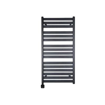 Electrische Wifi Radiator Sanicare HVP Carini Moda 120x60 cm Mat Zwart Met Thermostaat Zwart Linksonder