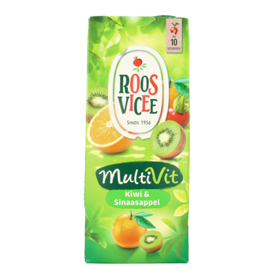 Roosvicee Multivit kiwi/sinaasappelsap 1500 Milliliter Roosvicee Multivit kiwi/sinaasappelsap 1500 Milliliter