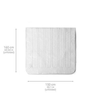 King Size Mezisana verwarmde topmelas - Hu 676 XXL - 2 bedieningselementen, 150 x 160 cm, 4 temperatuurinstellingen, wasbaar King Size Mezisana verwarmde topmelas - Hu 676 XXL - 2 bedieningselementen, 150 x 160 cm, 4 temperatuurinstellingen, wasbaar