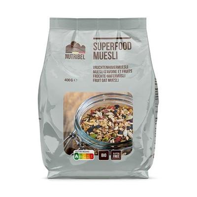 Nutribel Havermuesli superfoods glutenvrij bio 400 Gram