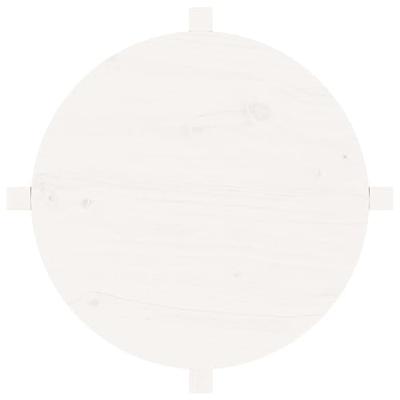 Salontafel 62,5x45 cm massief grenenhout wit Salontafel 62,5x45 cm massief grenenhout wit