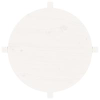 Salontafel 62,5x45 cm massief grenenhout wit - thumbnail