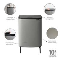 Brabantia Bo Touch Bin Hi 60 Liter (2x30 Liter) - thumbnail