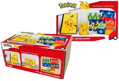 Pokemon geschenkdoos: Pikachu (keramische mok, notitieboek, ansichtkaart)