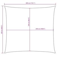 VidaXL Zonnescherm rechthoekig 2,5x3 m oxford stof bruin - thumbnail
