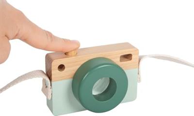 Small Foot - houten speelgoedcamera safari fsc
