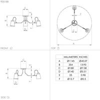 Eglo Spider plafondlampLoreto - 900188 - thumbnail