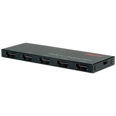 ROLINE HDMI videosplitter, ultradun, 4-voudig