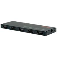 ROLINE HDMI videosplitter, ultradun, 4-voudig - thumbnail