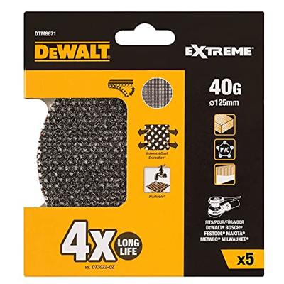 DeWalt Accessoires Mesh schuurgaas ø125mm K40 - DTM8671-QZ
