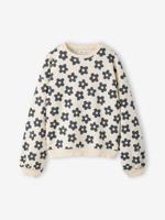 Sweater met wijde pasvorm vanille - thumbnail