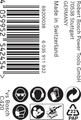 Bosch Accessories EXPERT C470 2608900907 Schuurpapierrol Ongeperforeerd Korrelgrootte (num) 240 1 stuk(s) Bosch Accessories EXPERT C470 2608900907 Schuurpapierrol Ongeperforeerd Korrelgrootte (num) 240 1 stuk(s)