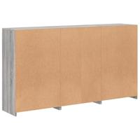 Dressoir met LED-verlichting 181,5x37x100 cm grijs sonoma eiken - thumbnail