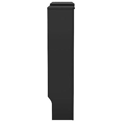 VidaXL Radiatorombouw 205 cm mdf zwart - thumbnail