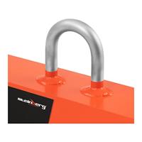 Steinberg Systems SBS-PML-1500N hefmagneet 1500 kg plat/750 kg ronde magneetlifter lift magneetkraan magneet (165 x 374 x 273 mm (BxLxH), min./Max. diameter 150 - 350 mm) - thumbnail