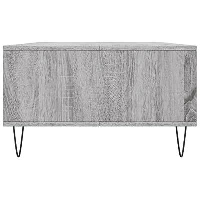 Salontafel 104x60x35 cm bewerkt hout grijs sonoma
