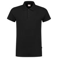 Tricorp Casual 201005 Slim-Fit Heren poloshirt Zwart M - thumbnail