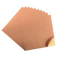 Florence • kraft adhesive paper 120g glad 30,5x30,5cm 10x - thumbnail