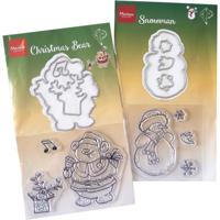 Marianne Design • product assorti bear & snowman - thumbnail