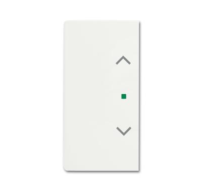 Busch-Jaeger 2CKA006220A0488 Afdekking 2-voudig free@home Verkeerswit, Wit 1 stuk(s)