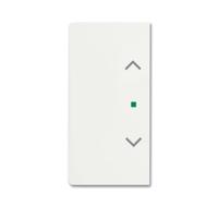 Busch-Jaeger 2CKA006220A0488 Afdekking 2-voudig free@home Verkeerswit, Wit 1 stuk(s) - thumbnail