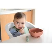 Set van 2 oefenlepels BEABA van saliegroen - thumbnail