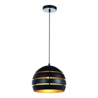 Freelight Hanglamp Djarin Ø 28 cm zwart goud - thumbnail