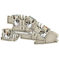 Weidmüller 2668910000 Installatie-etageklem Steekaansluiting Beige 50 stuk(s) - thumbnail