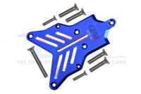 GPM - Traxxas Sledge Aluminium 7075-T6 Rear Chassis Protection Plate, Blue - thumbnail