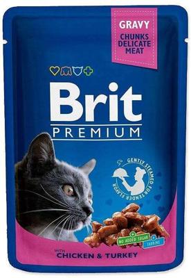 BRIT Premium Chicken&Turkey - nat kattenvoer - 100g