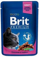 BRIT Premium Chicken&Turkey - nat kattenvoer - 100g - thumbnail