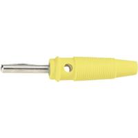BKL Electronic 072151-P Banaanstekker Stekker, recht Stift-Ø: 4 mm Geel 1 stuk(s) - thumbnail