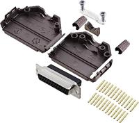 Encitech DPPK25-BK-DBCS-K 6355-0078-13 D-SUB Buchsenleisten-Set 180° Polzahl: 25 Crimpen 1 pc(s) - thumbnail