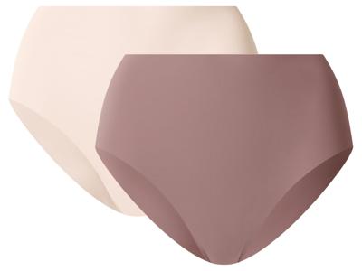 esmara Set van 2 corrigerende dames onderbroeken (Lichtroze/roze, M (40/42))