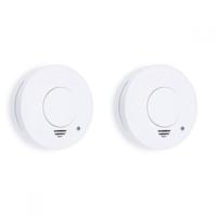 Smartwares FSM-11512 Rookmelder Set van 2 stuks Incl. batterij (5 jaar) werkt op batterijen (Ø x h) 100 mm x 35 mm - thumbnail