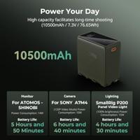 SmallRig 4577 NP-F970 USB-C Rechargeable Camera Battery, green - thumbnail