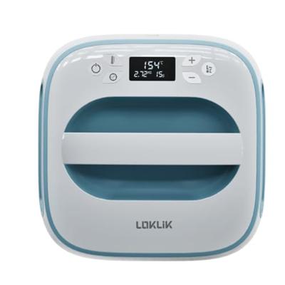 Loklik Easy Heat Press Verwarmingspers Blauw