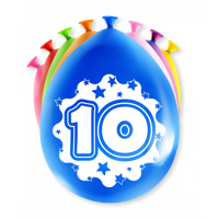 Paperdreams cijferballonnen - 10 jaar - thumbnail