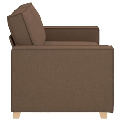 2-zitsbank Bruin 180x78x84 cm Stof