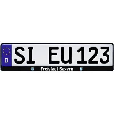 HP Autozubehör Freistaat Bayern Kunststof Kentekenhouder Zwart (l x b x h) 13.5 x 53 x 1.5 cm HP Autozubehör Freistaat Bayern Kunststof Kentekenhouder Zwart (l x b x h) 13.5 x 53 x 1.5 cm