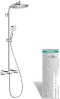 Hansgrohe Crometta s 240 1jet showerpipe met thermostaat chroom 27267000 - thumbnail