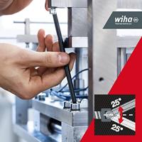 Wiha Stiftsleutelset | in Classic houder | Zeskantkogelkop | 10-delig | chemisch gezwart | in blister - 3992 - 03992 - thumbnail