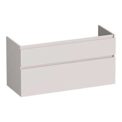 Brauer Delight - Onderkast - 120 cm - met 2 Softclose Lades Greeploos en 2 Sifon Uitsparingen - Mat Zand