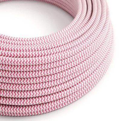 Strijkijzersnoer Fuchsia (zigzag) - viscose | 10cm | Creative-Cables | Creative-Cables | Creative-Cables | Creative-Cables | Creative-Cables | | |